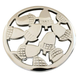 Elegante Salvamanteles de Metal para Cocina, Resistente al Calor, de Alta Calidad, Decorativo, Diseño de Llave de Aluminio, Salvamanteles Redondo para Decoración de Mesa de Comedor - Product Image 4