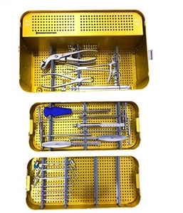 Juego de Instrumentos para Fragmentos Óseos Pequeños, Acero Inoxidable Premium, Kit Quirúrgico Reutilizable para Cirugía Ortopédica con Placas y Tornillos - Product Image 4