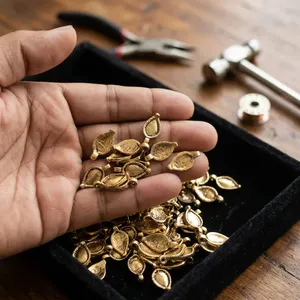 Wholesale Brass Charm Findings <b>for</b> <b>Jewelry</b> <b>Making</b> | Antique <b>Silver</b> Plated DIY Pendant Charms | Brass <b>Jewelry</b> Components - Product Image 2