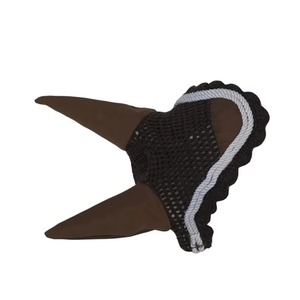 Más Vendido Gorro Protector de Orejas para Caballo Personalizado, Tejido a Mano, Transpirable, con Malla y Velo, tipo Máscara Antimoscas - Product Image 4