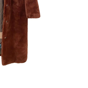 Abrigo Clásico Largo de Lana para Mujer, Estilo Sherpa, Diseño de Logotipo Personalizado, Alta Calidad, OEM/ODM, Moderno y Elegante - Product Image 6