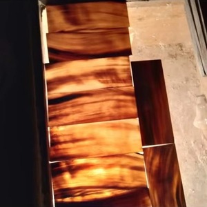 Placa de Cuerno de Búfalo Natural Pulido de Lujo Clásico, Ecológica y Más Vendida, para Bases de Bolígrafos, Joyería y Artesanías Personalizadas - Product Image 2