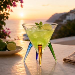 Copas de Cóctel Transparentes de Borosilicato Hechas a Mano de 250 ml, Copas de Martini y Margarita Sin Plomo, Cristalería Reutilizable al por Mayor - Product Image 3