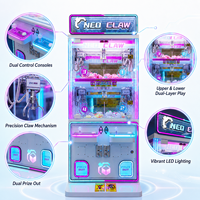 Neofuns Machine à griffes à monnayeur pour 2 joueurs, machine à prix d'arcade pour centre de jeux et FEC