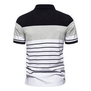 Nouvelle Collection 2025 – Chemises Homme Bleu Marine de Haute Qualité à Séchage Rapide en Coton Tricoté Respirant à Manches Courtes Grandes Tailles avec Logo Personnalisé - Product Image 5