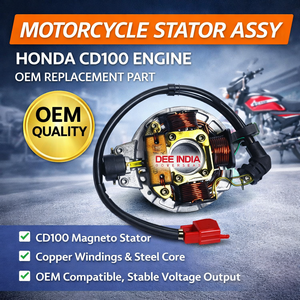 Conjunto de Estator de Magneto para Motocicleta CD100, Bobina Generadora, Repuesto OEM - Product Image 2