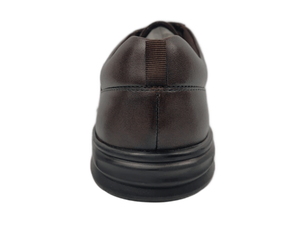 Chaussures Oxford synthétiques marron pour hommes, légères, à bout rond, à lacets, semelle intermédiaire en EVA, semelle extérieure en caoutchouc, pour toutes les saisons - Product Image 2