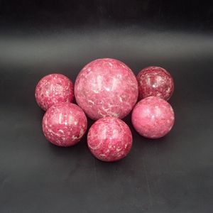 Sphère de cristal de thulite naturelle Chakralume, polie à la main, pierre précieuse de guérison, Reiki, méditation, Feng Shui, vente en gros - Product Image 2
