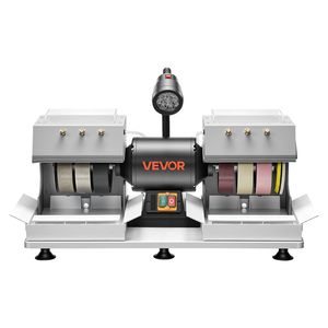 Efficiente Macchina Lucidatrice per Pietre da 6 Pollici, 2/5 HP, 1800 RPM, con Lampada LED e Sistema ad Acqua, per Lavorazione Diamanti e Resina - Product Image 1