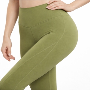 Leggings de yoga taille haute pour femmes, motif uni, séchage rapide, respirant, extensible, tenue de sport personnalisée, confortable - Product Image 4