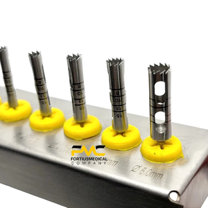 Kit chirurgical de trephination longue pour implants dentaires, pour une extraction précise des implants et des interventions sur les tissus dentaires en laboratoire et en clinique - Product Image 4