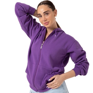 Nueva Sudadera con Capucha de Alta Calidad, Lisa, Corte Regular, Manga Regular, Invierno, 100% Algodón, Forro Polar, Cortavientos, con Cremallera, Chaqueta Personalizada Unisex - Product Image 1