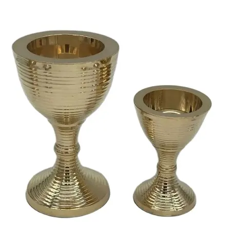 Awesome design Chalice with Ciborium set of 2 for Home Church Product Supplies Unique Gold Plated metal ciborium Gifts & Crafts