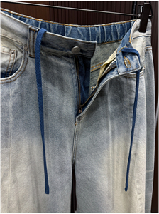 Pantalones Casuales de Verano 2026 para Hombre, Jeans Rectos de Diseño, Marca de Moda Exclusiva, 100% Algodón, Transpirables y Ligeros, para un Estilo Moderno - Product Image 6
