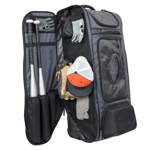 Muestra gratuita, nuevo diseño, logotipo personalizado, mochila de béisbol de competición en oferta con bolsillo para zapatos, bolsa deportiva para bate de hockey - Product Image 5