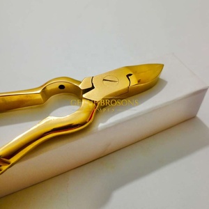 Meilleures pinces à cuticules dorées en acier inoxydable, logo personnalisé, outil de beauté, ouverture large pour les doigts, salon GETUP - Product Image 4
