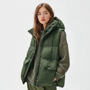 Gilet matelassé ultraléger sans manches pour femme – Gilet d'hiver chaud et léger en duvet ultra-fin pour femme - Product Image 5