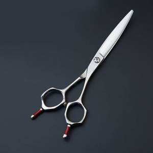 Ciseaux de coiffeur professionnels de nouvelle conception, en acier inoxydable, personnalisés, outils de coupe de cheveux, ciseaux de toilettage avec logo OEM - Product Image 3