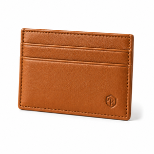 Tarjetero Minimalista de Cuero Genuino Unisex Personalizado, con Caja de Regalo, Cartera Delgada y Compacta para Tarjetas de Crédito - Product Image 2