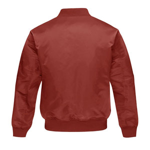 Blouson bomber homme brodé sur mesure, en nylon et polyester, haute qualité, chaud, fermeture éclair. - Product Image 6