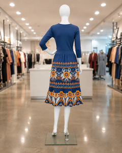Women's Elegant Polynesian Micronesia Embroidery Breathable Knee-Length 100% Polyester Skirt Fashion Wrap Beach Adults Youth - Product Image 4