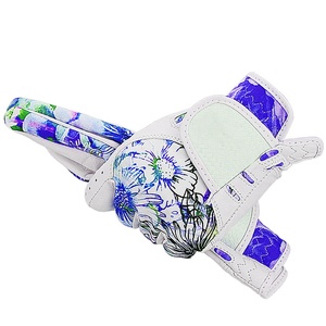 Gants de sport unisexes antidérapants avec design sublimé personnalisé et logo personnalisé, nouveaux gants de golf en cuir véritable Cabretta pour les mains - Product Image 5