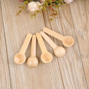 Wooden Eco-Friendly Classic Design Coffee Bath Salt & Sugar Scoop Kitchen <b>Measuring</b> <b>Spoon</b> with 10ml/20ml/30ml Capacity - Product Image 6