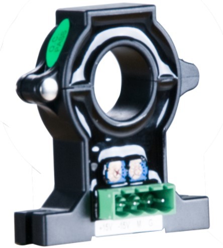 Acrel AHKC-EKAA Hall Effect Current Sensor DC 0-500A DC4-20mA DC12V/24V Split Core Open Loop Current Transmitter 20mm
