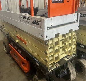 ราคาโรงงาน รถยกแบบกรรไกร JLG 2630ES ใหม่ ขนาด 26 ฟุต แพลตฟอร์มทำงานยกสูงแบบไฟฟ้า  ยกด้วยลม/นิวเมติก รับน้ำหนักได้ 1000 กก. มาตรฐาน CE - Product Image 1