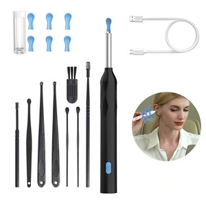 Nettoyeur d'oreilles intelligent visuel avec caméra, outil de nettoyage auriculaire en métal, dispositif d'extraction de cérumen par gravité - Product Image 5