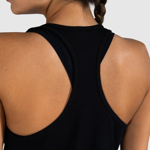 Wholesale Custom High Elastic Lightweight Breathable Cotton Crop <b>Top</b> Tank <b>Top</b> Two Tone <b>Patchwork</b> Slim Fit Knitted Tank <b>Top</b> Women - Product Image 5