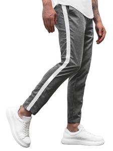 กางเกงชิโนทรงตรงสำหรับผู้ชายแบบลำลองยืดหยุ่นพร้อมเชือกผูกโพลีเอสเตอร์/ ผ้าฝ้ายโลโก้ออกแบบได้ตามต้องการ - Product Image 2