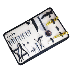 Kit de Herramientas Profesional para Extensiones de Cabello con Logotipo Personalizado, que Incluye Pinzas, Tijeras, Clips e Hilo para la Instalación de Extensiones en Salones de Belleza - Product Image 6