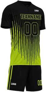 Sports Wear Soccer Jersey Kit Sublimation Uniforms For Adults 100% Polyester Made Fabric Soccer Uniform Jersey Set - Product Image 2