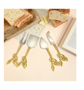 Brass <b>Cheese</b> <b>Set</b> Butter Knife Spreader <b>Cheese</b> Knife Wedding Parties Used Decoration Pieces Butter Knife <b>Set</b> - Product Image 4