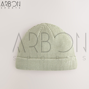 Bonnet unisexe tricoté côtelé uni décontracté, de haute qualité, le plus récent, chaud pour l'hiver, idéal pour l'extérieur, avec logo personnalisé, prix de gros, best-seller premium - Product Image 2