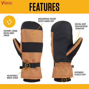 Gants de four matelassés noirs résistants à la chaleur, à manchette longue, pour la cuisson, la pâtisserie, le barbecue, la cuisine, vente en gros, OEM, ODM, gants de protection - Product Image 4