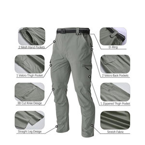 Pantalones de Senderismo Ligeros para Exteriores, Impermeables 10,000mm, Otoño, Nuevos, Elásticos, Resistentes al Desgaste, Transpirables y de Secado Rápido para Hombre - Product Image 5