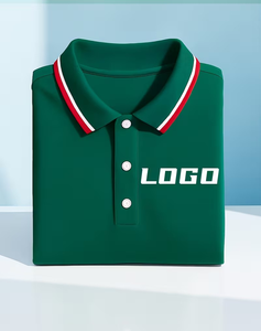 Black Cotton Polo Shirt Men Breathable Short Sleeve Work Fashion Custom Logo Printing Silk Screen Oem Service - Product Image 1