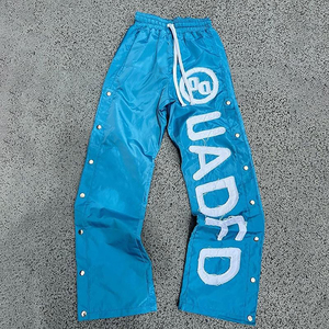 220gsm High Quality Wholesale Mens Straight Leg Sweat <b>Trouser</b> <b>Elastic</b> Waist Custom Logo Fleece Waterproof Breathable Sweatpants - Product Image 4