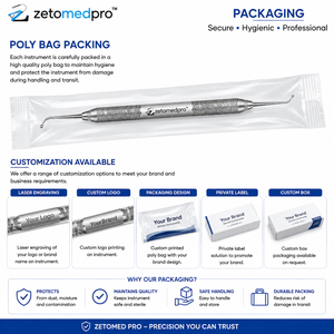 เครื่องมือขัดและตกแต่งวัสดุคอมโพสิตสแตนเลส Dental 18 Burnisher สำหรับงานทันตกรรม OEM Zetomed Pro - Product Image 3