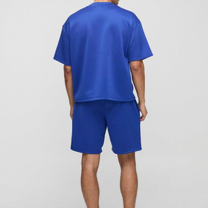 Hot Sale Product New Arrival Men Summer Casual Short Sleeve T Shirts Shorts <b>Twin</b> <b>Set</b> Breathable Summer <b>Sets</b> for Adults OEM - Product Image 3