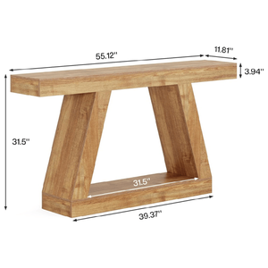 Consolle Lunga in Legno Massello Contemporanea per Casa, Appartamento e Hotel - Product Image 6
