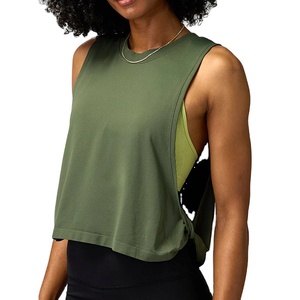 <b>Women's</b> Plus-size Training <b>Singlet</b> Casual Crew Neck Quick Dry Girls Sports Workout Fitness tank Tops 2026 - Product Image 3