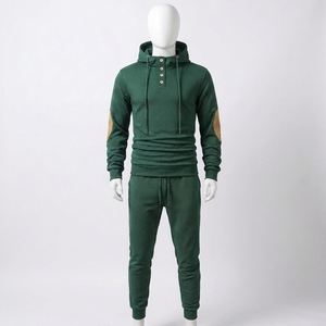Conjunto Deportivo Informal para Hombre, Sudadera con Capucha y Pantalones Jogger, Dos Piezas, Ropa Deportiva Personalizada - Product Image 1