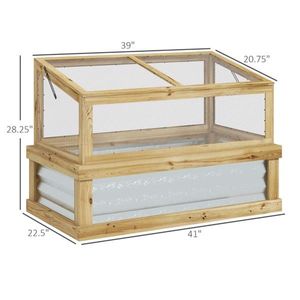 Serra per aiuole da giardino per la coltivazione e la protezione delle piante - Product Image 2