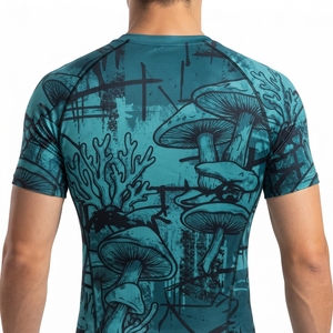 Camiseta Deportiva de Compresión para Hombre, Manga Corta, Estilo Bape, Camisetas para Hombre, Camisetas Deportivas para Hombre - Product Image 2
