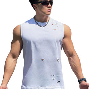 เสื้อกล้ามผู้ชายแฟชั่นทันสมัย ผลิตจากผ้าฝ้ายน้ำหนักเบา ราคาถูกที่สุด - Product Image 2