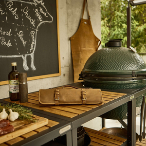 Sac de transport de luxe en cuir et toile pour couteaux, étui de rangement pour chef, organisateur d'outils de cuisine professionnels, fermeture éclair étanche, portable pour voyage - Product Image 6