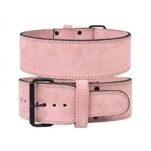 Customizable Professional Breathable Cowhide Weight Lifting <b>Belt</b> Adjustable Buckle Back Waist Support Eco-Friendly Unisex - Product Image 5